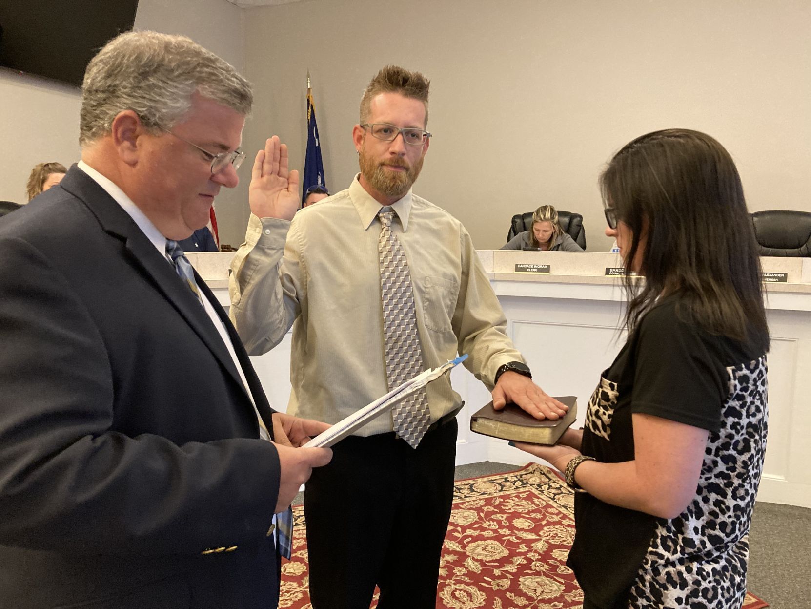 Swearing in
